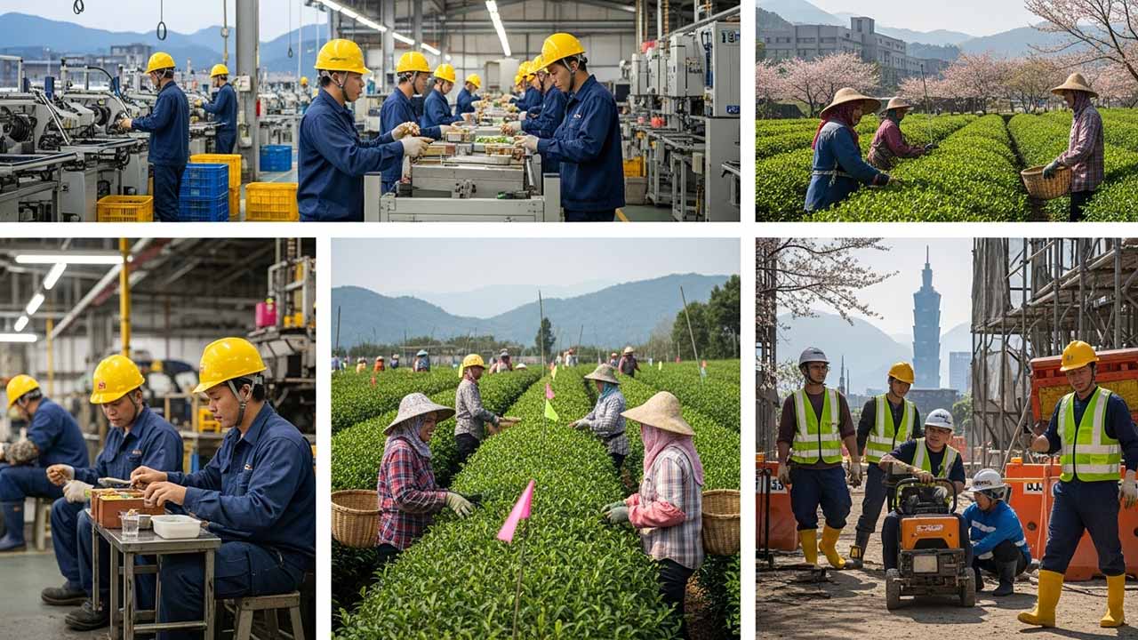 Thông báo tuyển dụng lao động làm việc tại Đài Loan tháng 3 năm 2025